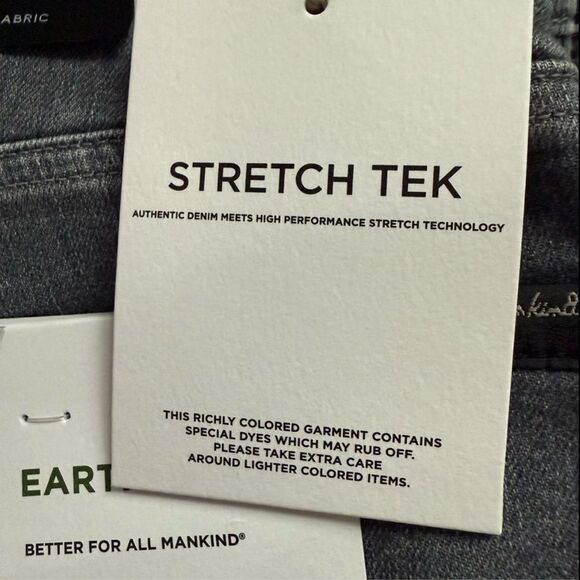 7 For All Mankind Gray Slim Straight Jeans STRETCH TEK SLIMMY IN AMPERSAND 31 - Picture 9 of 15